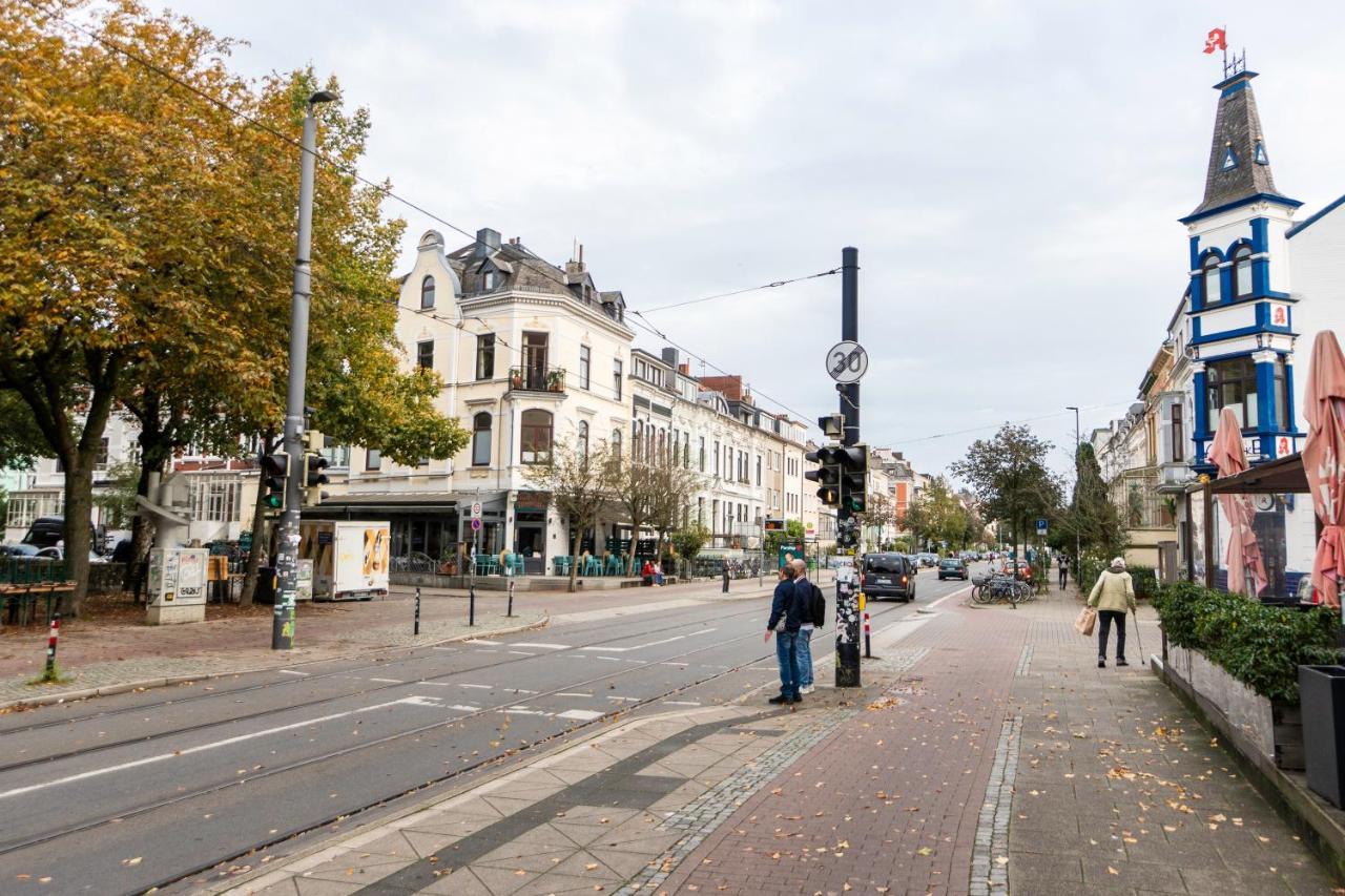 Exklusive Wohnung Am Weserdeich BRE Eksteriør bilde